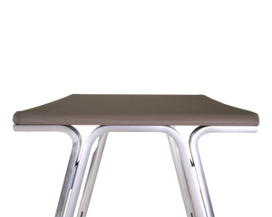 Union Stool | Aluminum / Taupe Mesh