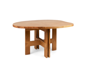 FRAMA | Farmhouse Trestle Table | Natural Oak | Pond