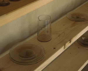 Isle Glass Pitcher | Light Smoke