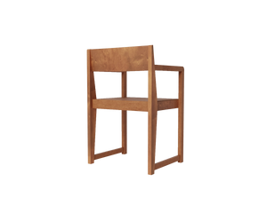 FRAMA Armrest Chair 01 | Warm Brown Birch