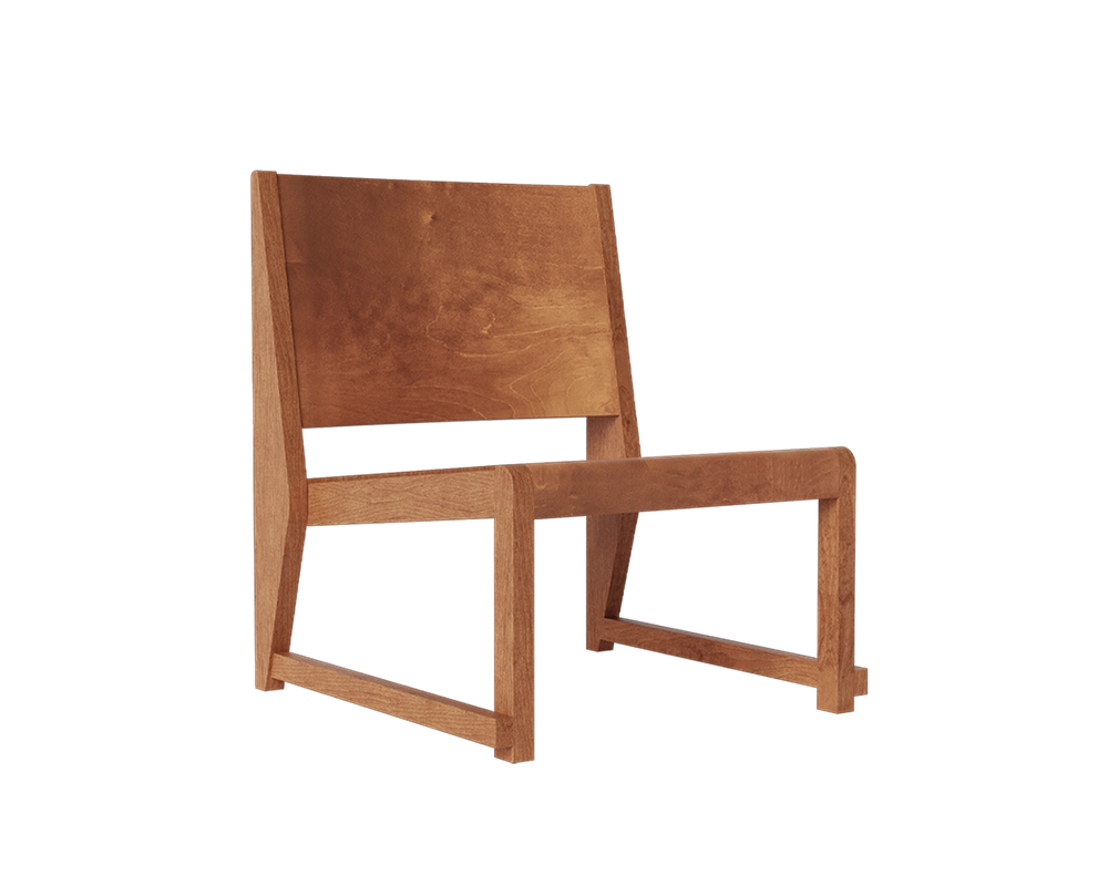 Easy Chair 01 | Warm Brown Birch – FRAMA
