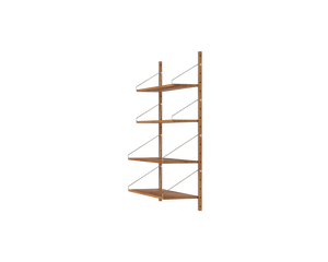 Shelf Library Single Section | Natural Oak | H114.8 / W80