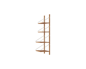 Shelf Library Single Section | Natural Oak | H114.8 / W40