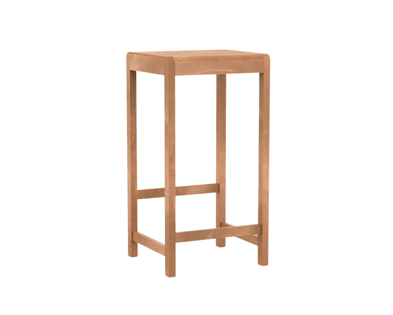 Adam Stool | Black / Oak | H65 – FRAMA