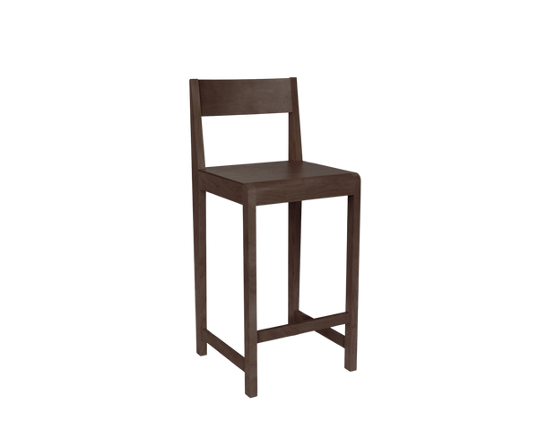Bar Chair 01 | Dark Brown Birch | H65 – FRAMA
