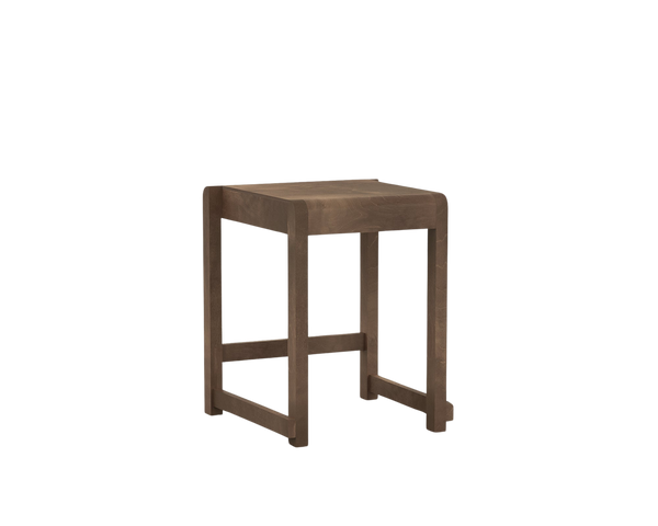 Low Stool 01 | Dark Brown Birch – FRAMA