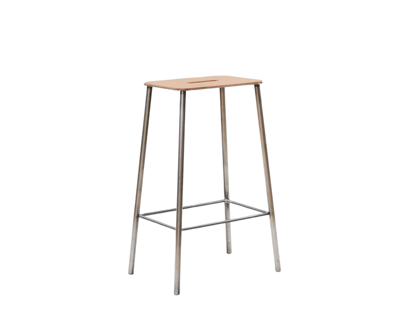 Adam Stool | Black / Oak | H50 – FRAMA