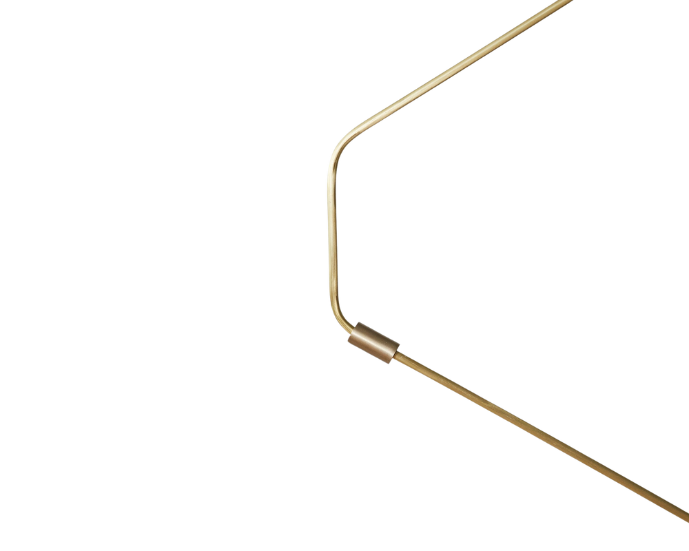 Ventus Pendant | Brass | Form 2 – FRAMA