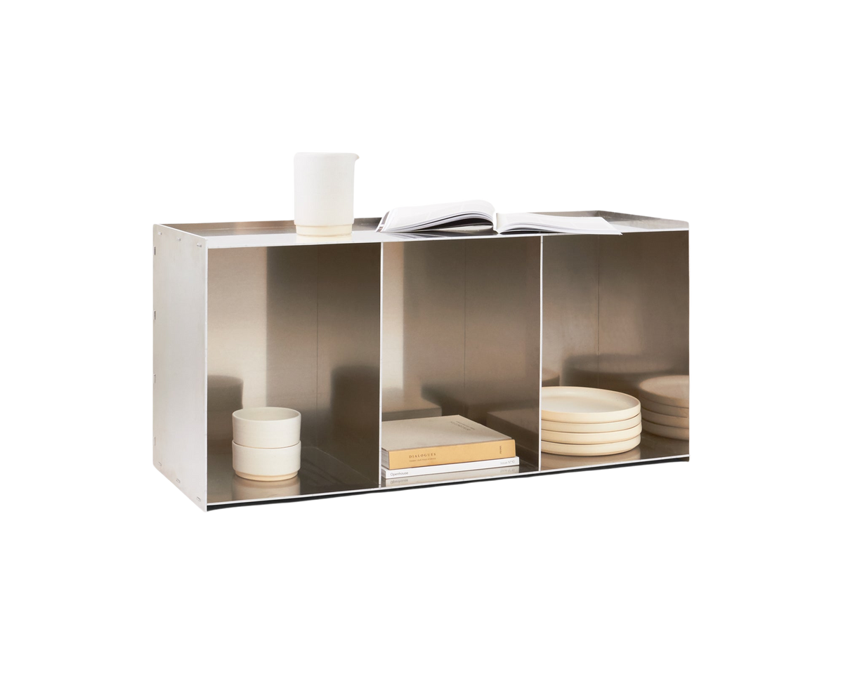 frama LIVET CASE アルミシェルフ Rivet Case Aluminum - Industrial-inspired Storage | FRAMA