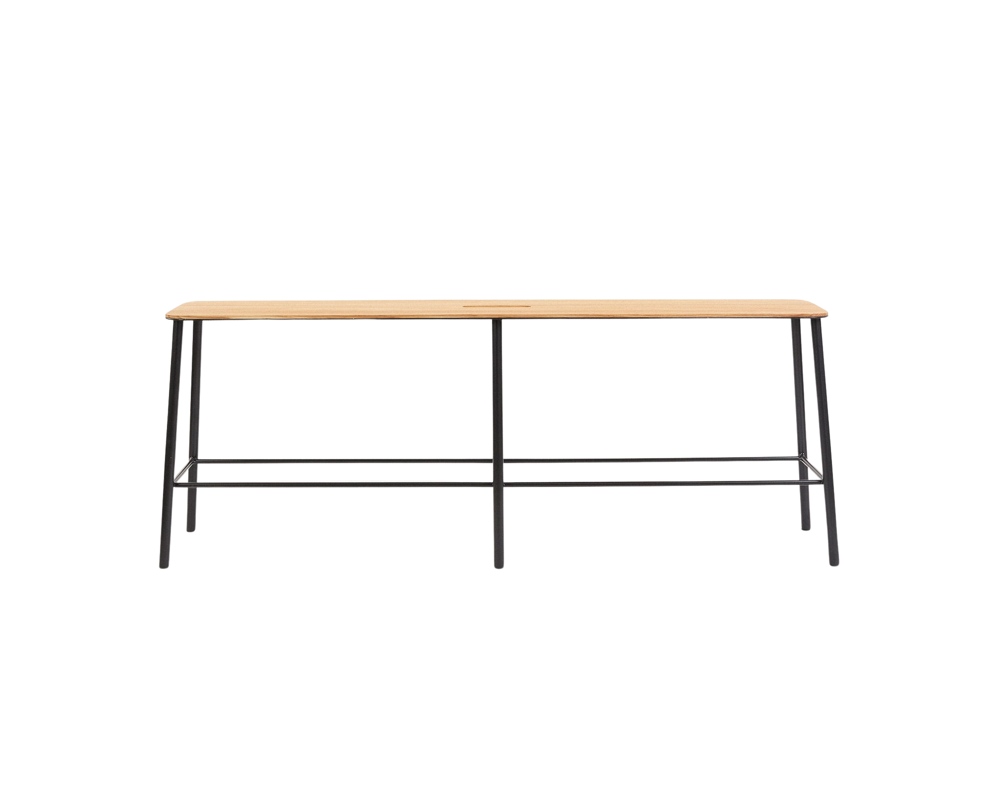 Adam Bench | Black / Oak | L120 – FRAMA