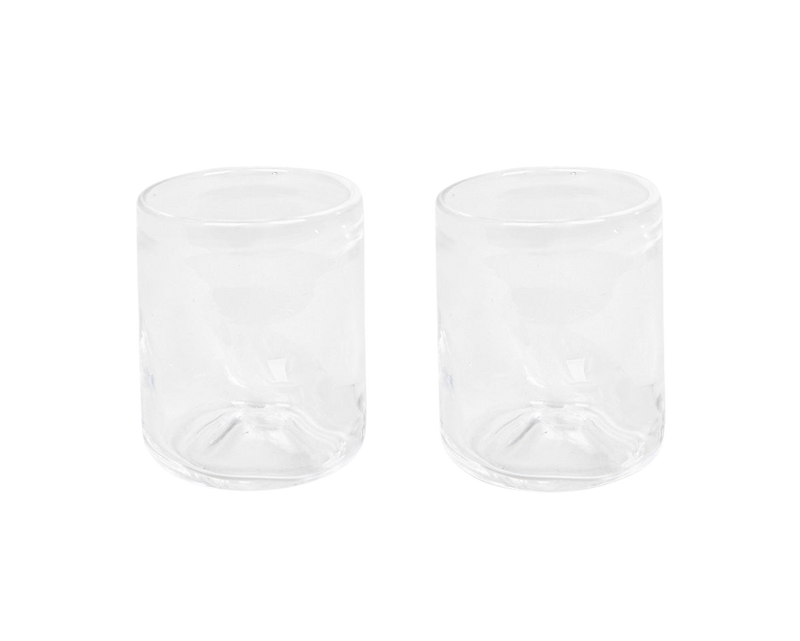 A set of five clear glass containers, including a cup 53823024 PNG A set of five clear glass containers, including a cup 53823024 PNG