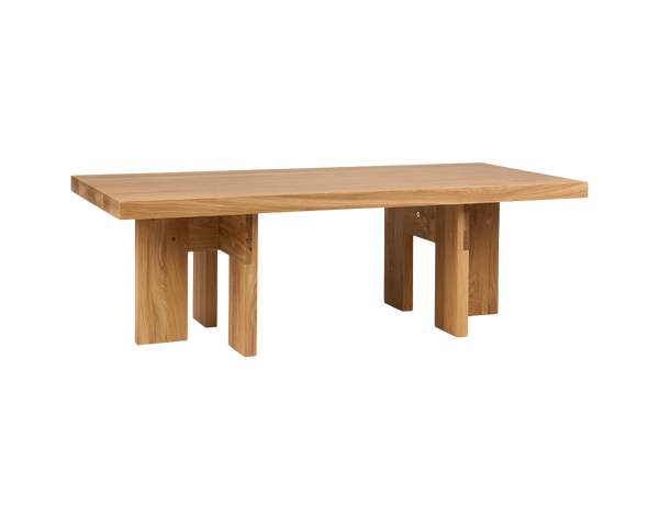Farmhouse Coffee Table | Natural Oak | Rectangle – FRAMA
