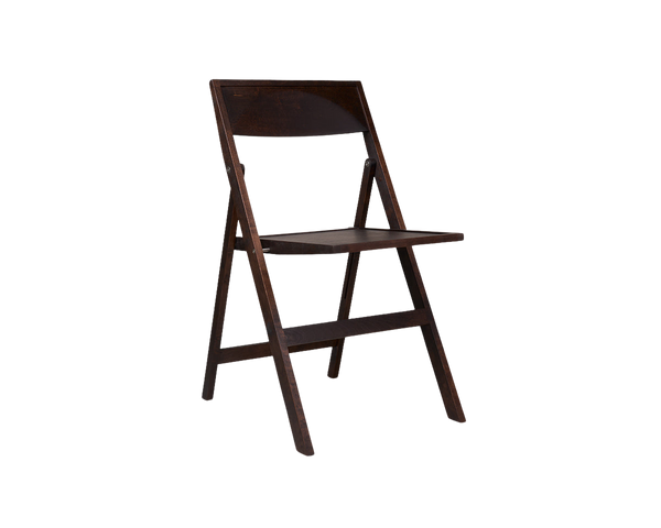 Folding Flat Chair | Dark Brown Birch | FRAMA