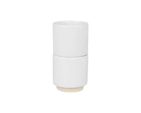 Otto Ceramic Cup Set of Two | White – FRAMA