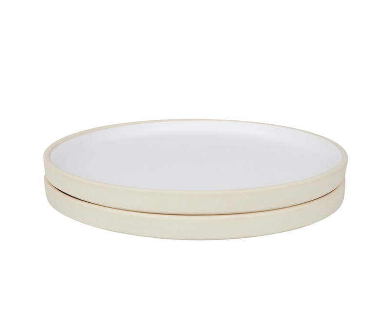 Otto Ceramic Plate Set of Two - Artful Dining | FRAMA
