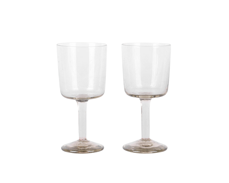 0405 Stem Glass Set of Two | Clear | Small – FRAMA