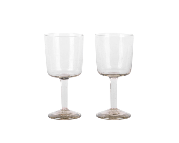 Isle Stem Glass Set of Two | Light Smoke | FRAMA