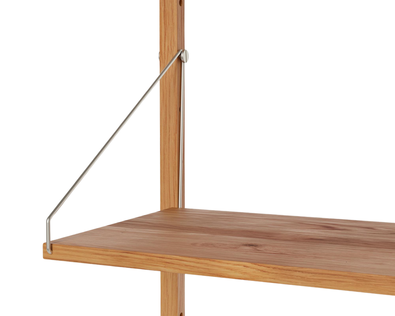 Shelf Library Medium Cabinet Section | Natural Oak | H114.8 / W80 – FRAMA