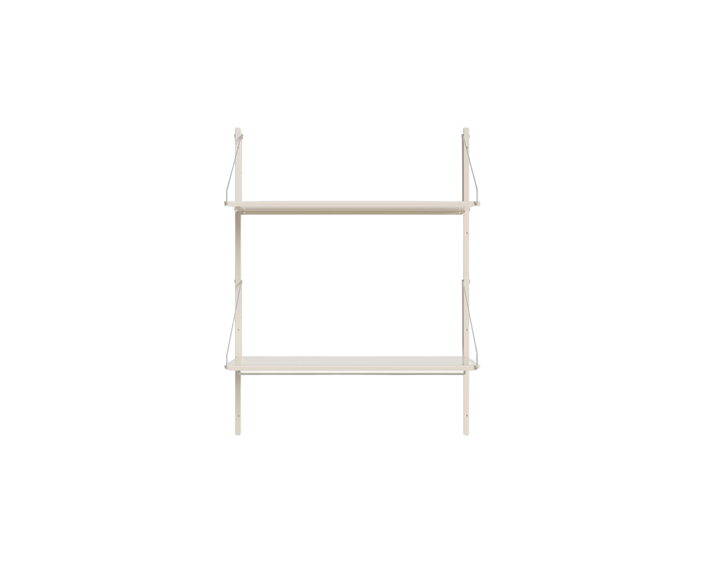 Shelf Library Hanger Section | Warm White Steel | H108.4 / W80 – FRAMA