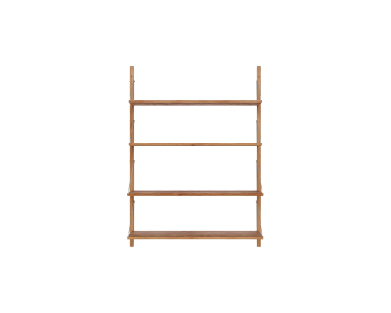 Shelf Library Add-on Hanger Section | Natural Oak | H185.2 / W80 Shelf Library Add-on Hanger Section | Natural Oak | H185.2 / W80