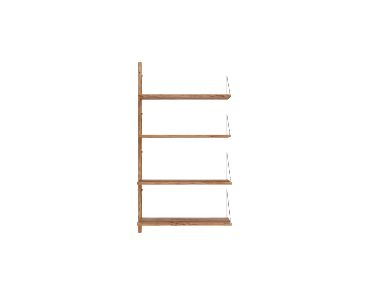 Shelf Library Add-on Section | Natural Oak | H114.8 / W60 – FRAMA