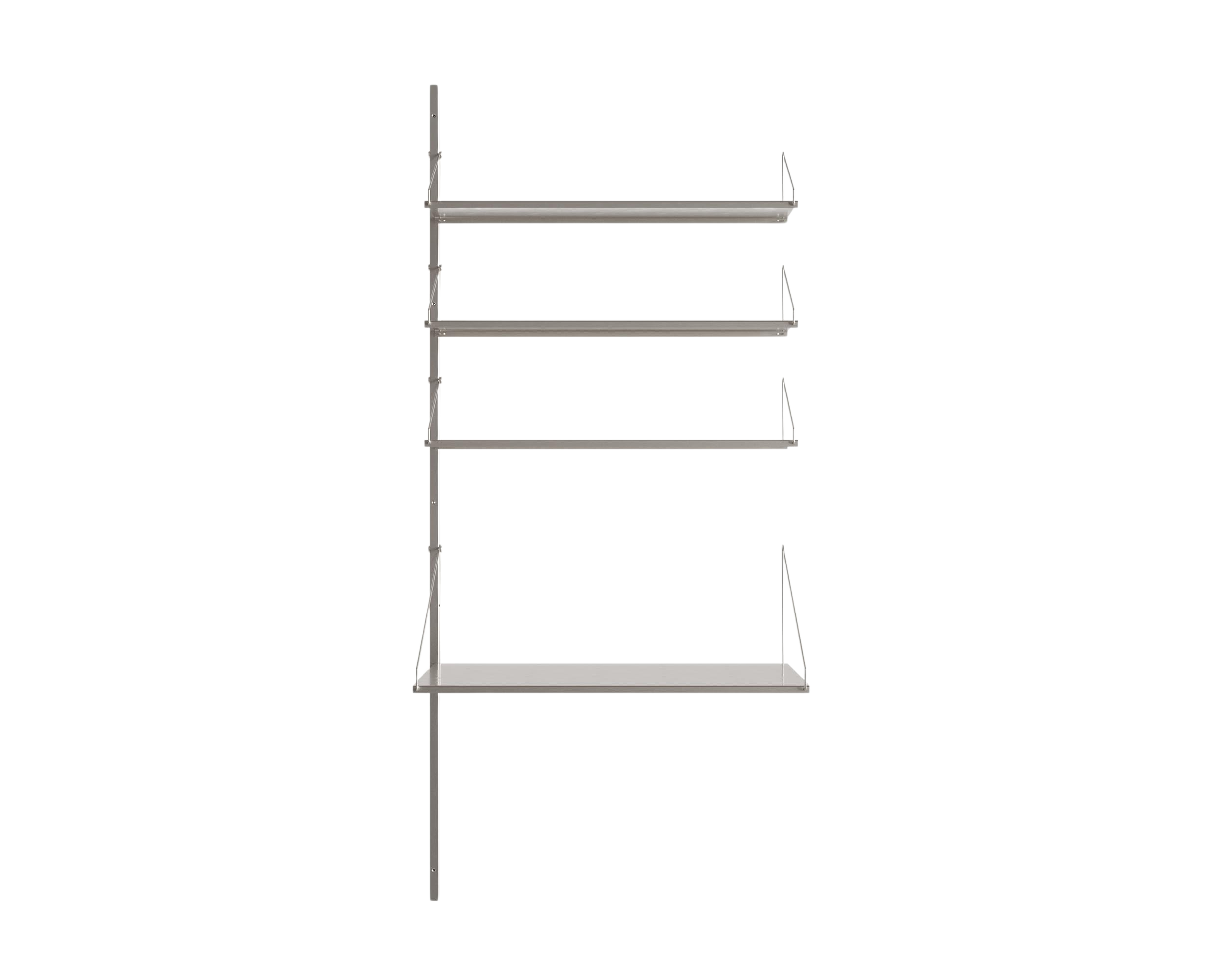 Stainless Steel Shelf Library - Sleek and Functional | FRAMA Stainless Steel Shelf Library - Sleek and Functional | FRAMA