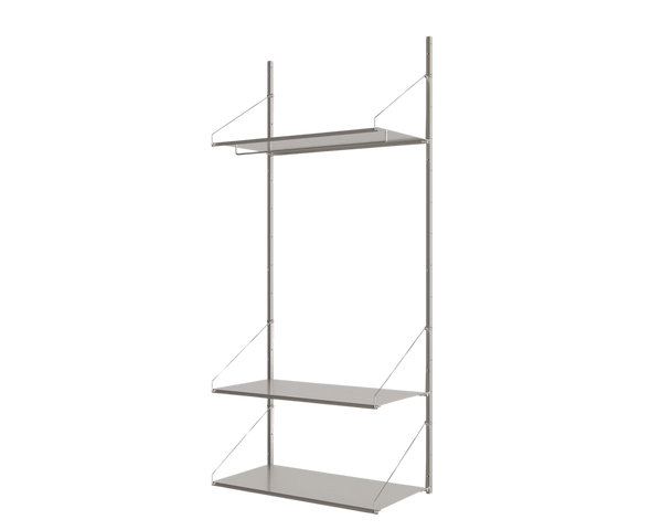 Shelf Library Hanger Section | Stainless Steel | H185.2 / W80 – FRAMA