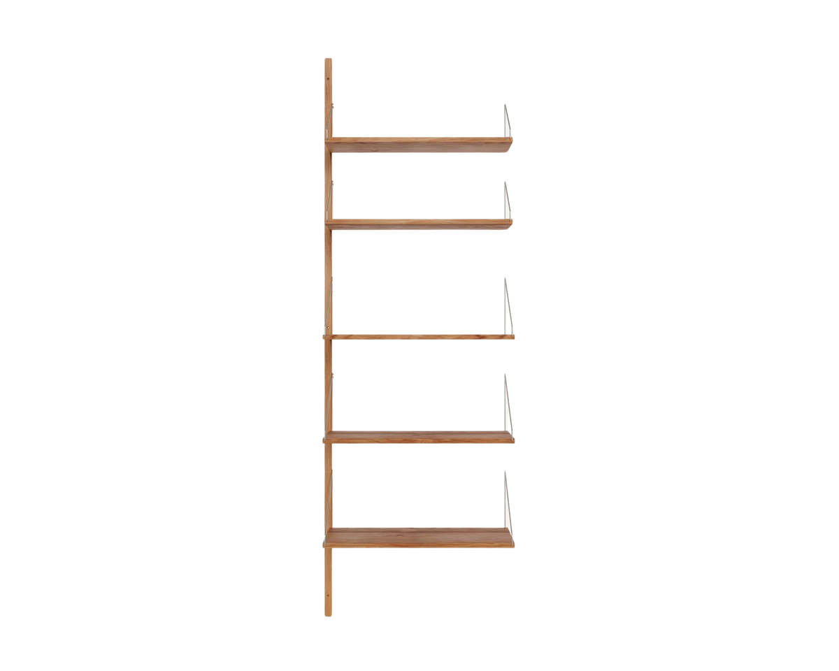 Shelf Library Hanger Section | Natural Oak | H185.2 / W80 – FRAMA