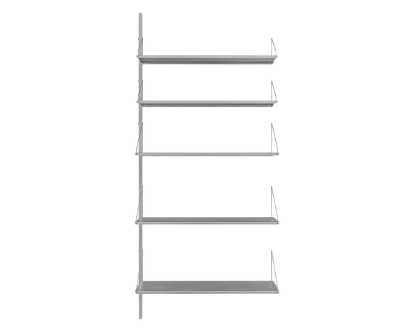 Shelf Library Add-on Section | Stainless Steel | H185.2 / W80 – FRAMA