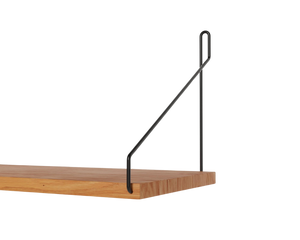 FRAMA Shelf Natural Oak D20/W80 Black