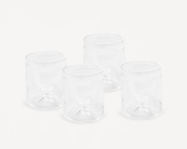0405 Glass Set of Four | Clear | Small – FRAMA