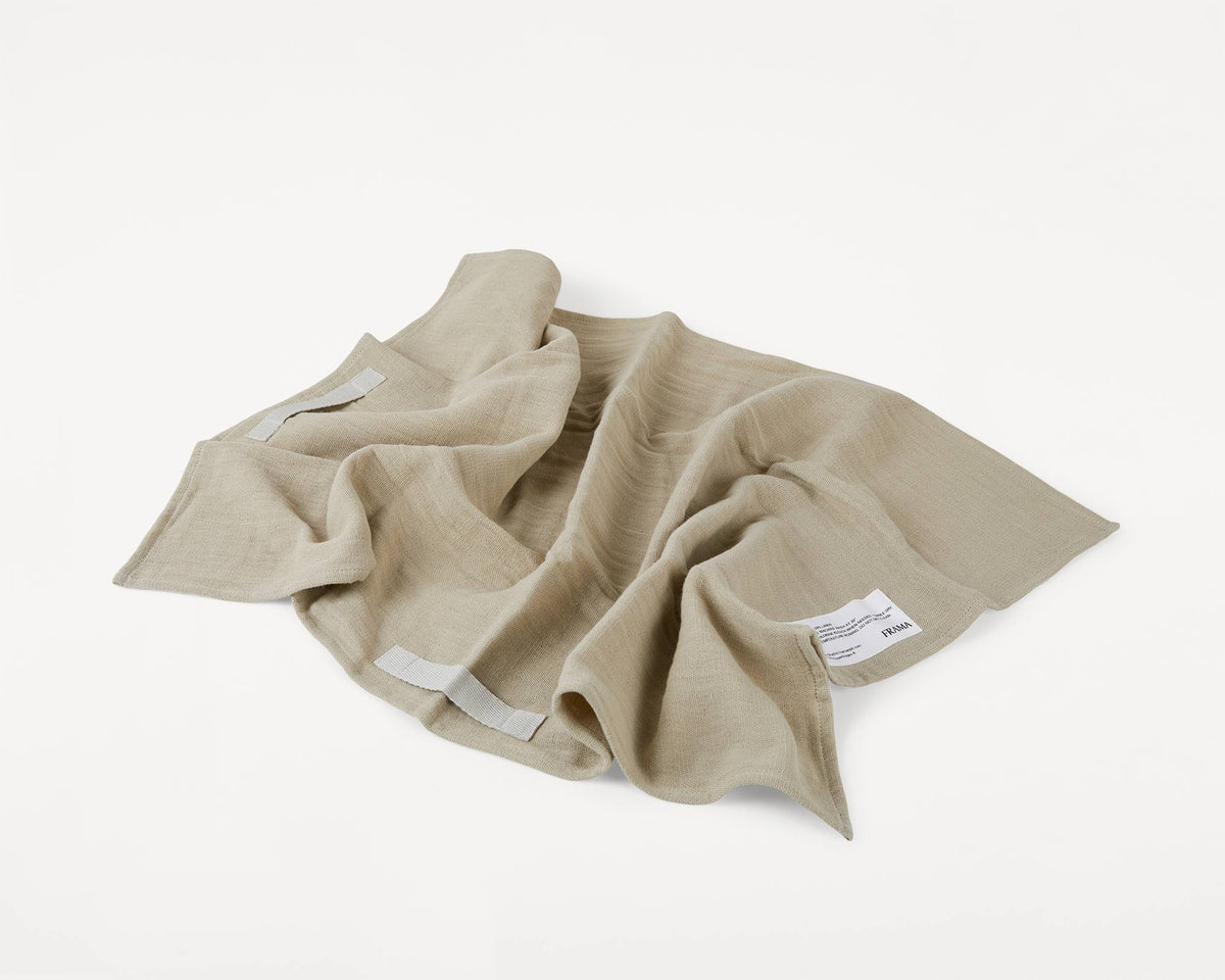 Light Hand Towel in Sage Green - Softness and Style | FRAMA